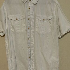 St. John's Bay Casual White Button Down Shirt